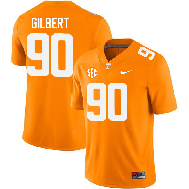 Max Gilbert Tennessee Jersey,Tennessee Volunteers #90 Max Gilbert College Jersey,Uniforms-Orange